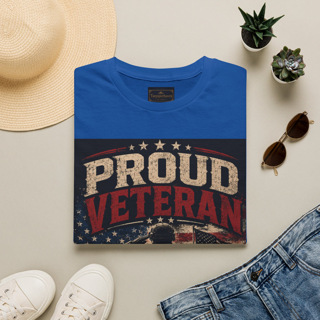 Proud Veteran T-Shirt — Patriotic Military Family Tee