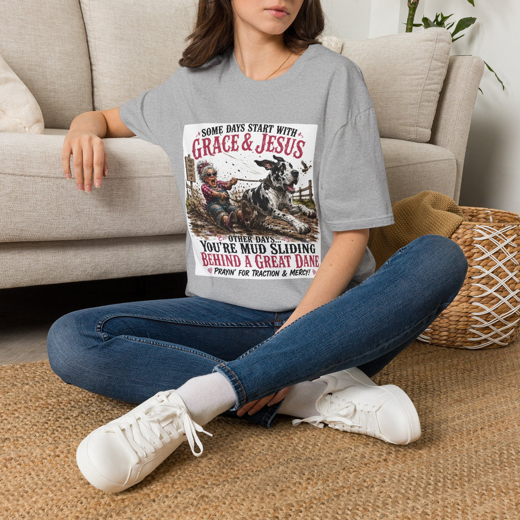 Christian Great Dane Mud-Slinging Graphic Tee