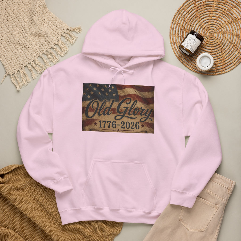Patriotic Old Glory 1776-2026 Hoodie — American Flag Sweatshirt