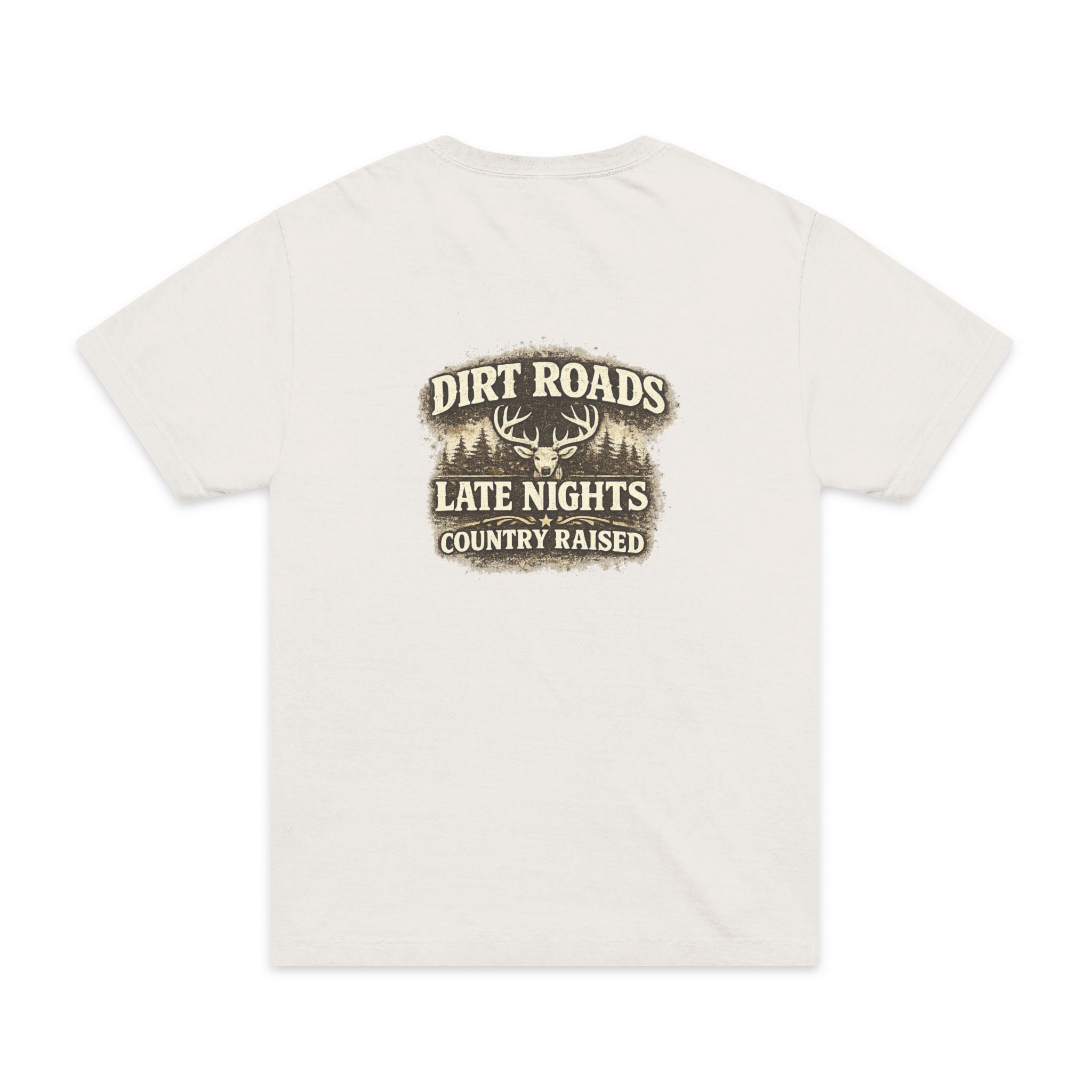 Country Raised 'Dirt Roads Late Nights' Garment-Dyed T-Shirt