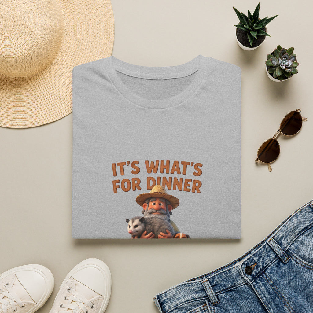 T-Shirt — 'It's What's For Dinner, Hill Folk' Rustic Hunter Graphic Tee