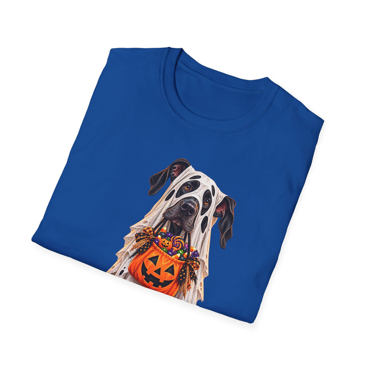 Halloween Dalmatian T-Shirt — Cute Dog with Jack-O’-Lantern Costume