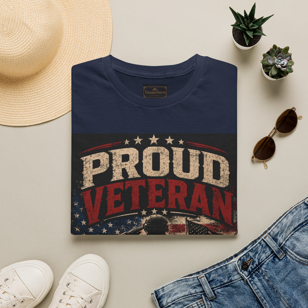 Proud Veteran T-Shirt — Patriotic Military Family Tee