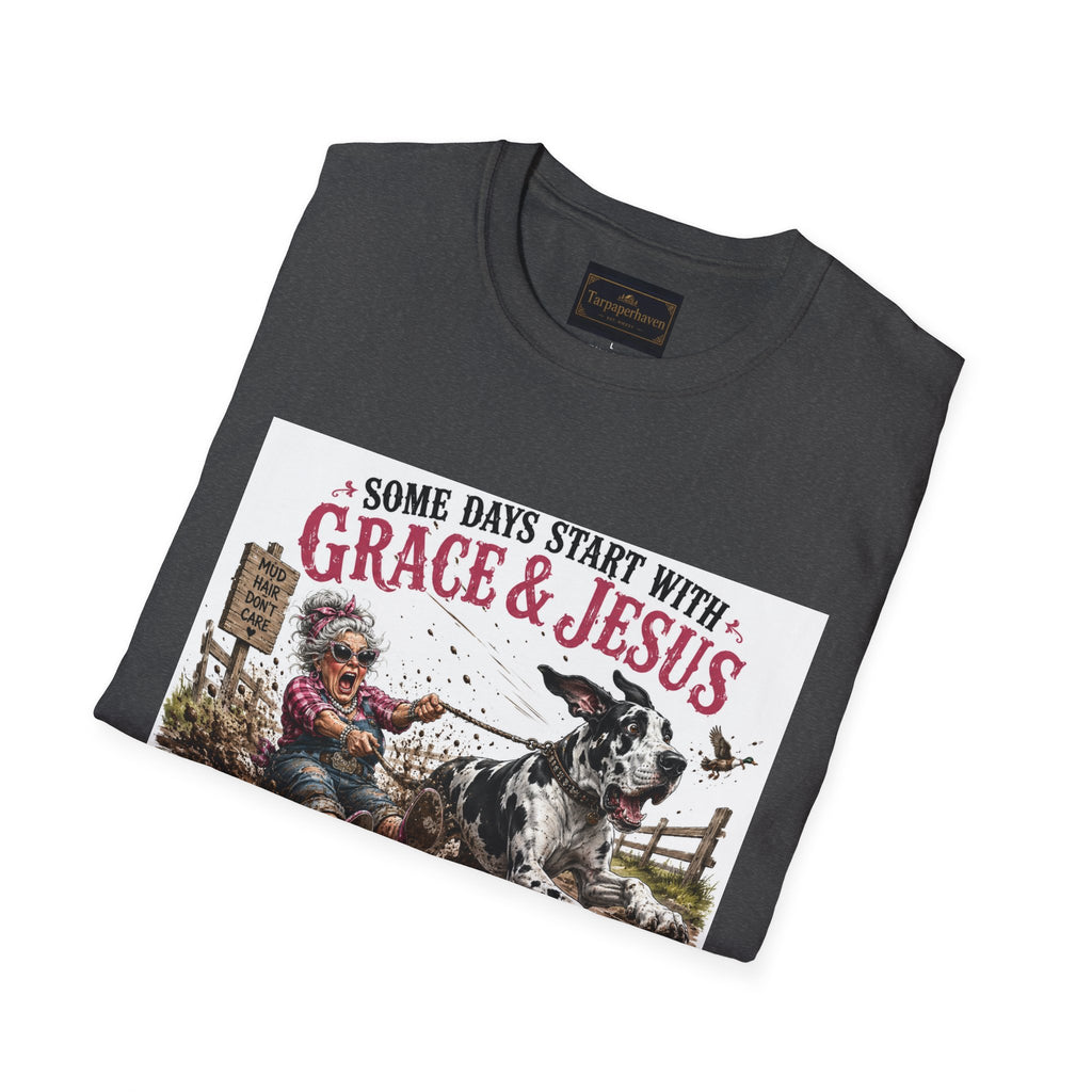 Christian Great Dane Mud-Slinging Graphic Tee