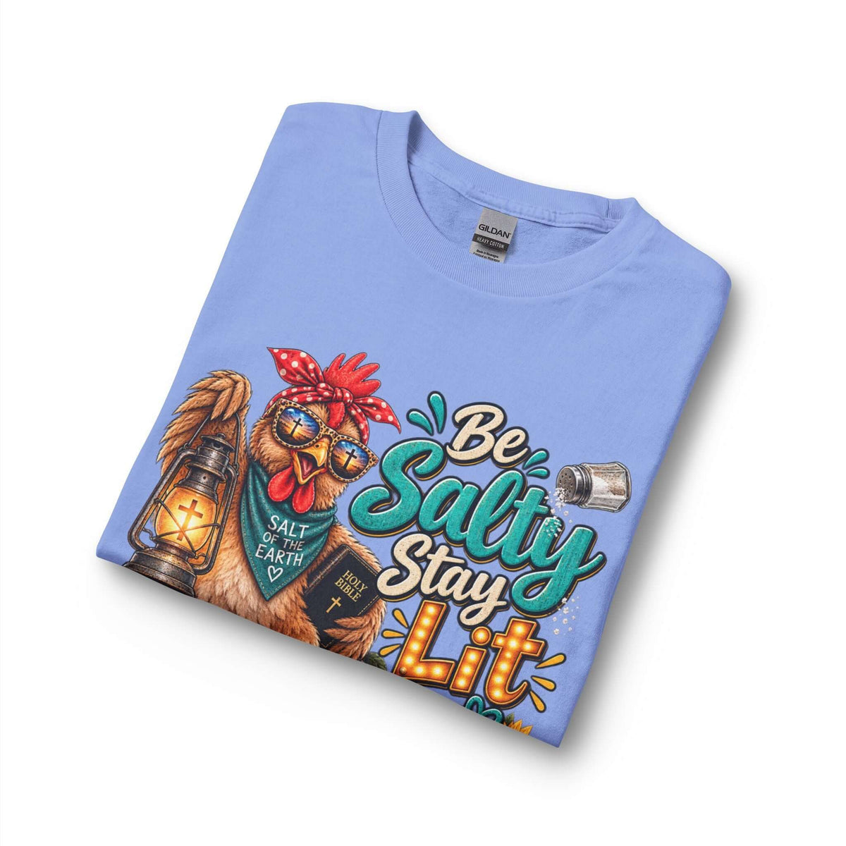 Be Salty Stay Lit Rooster Long Sleeve Tee