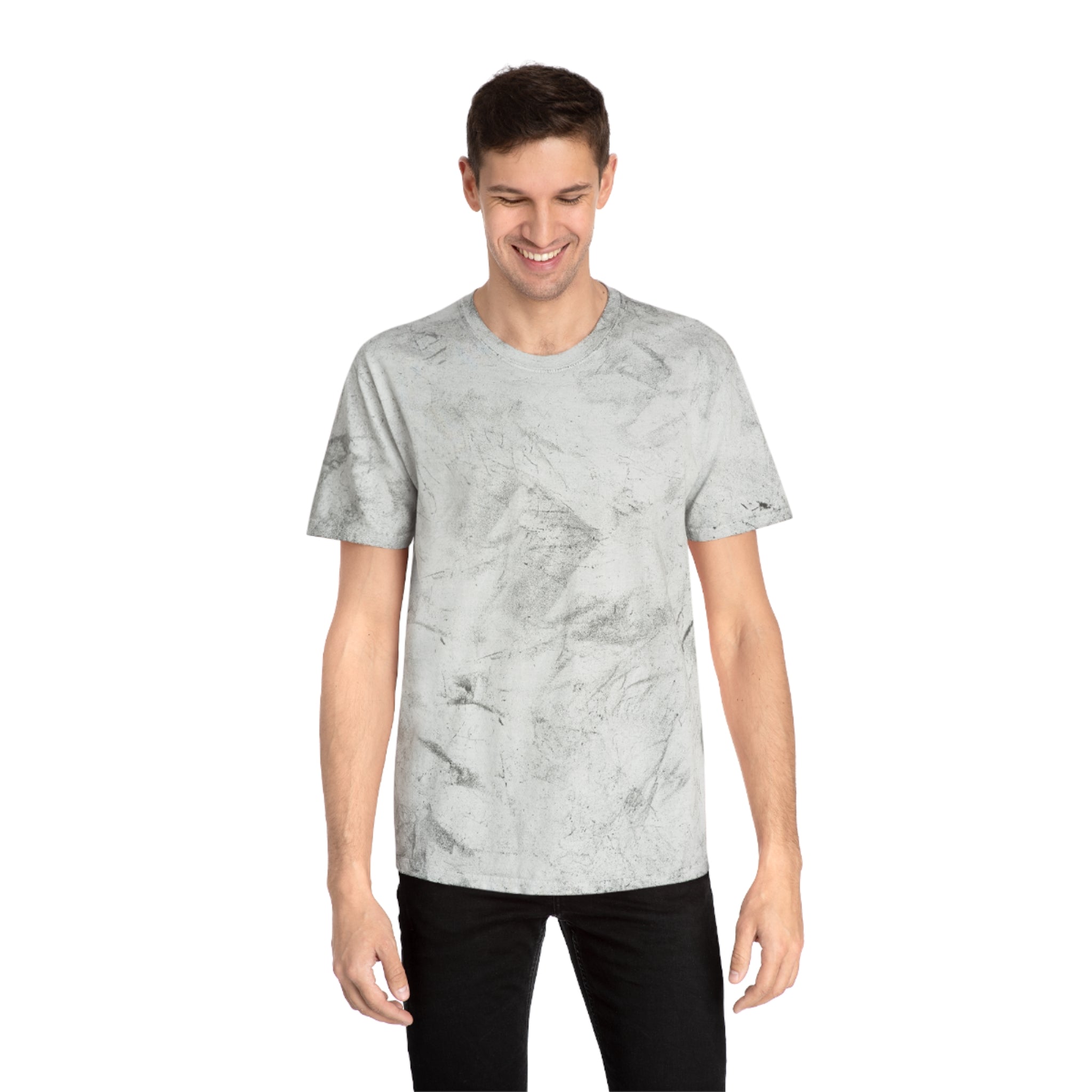 Christian Tie-Dye T-Shirt — "Jesus Saved Me, I'm Just Here for the Testimony"