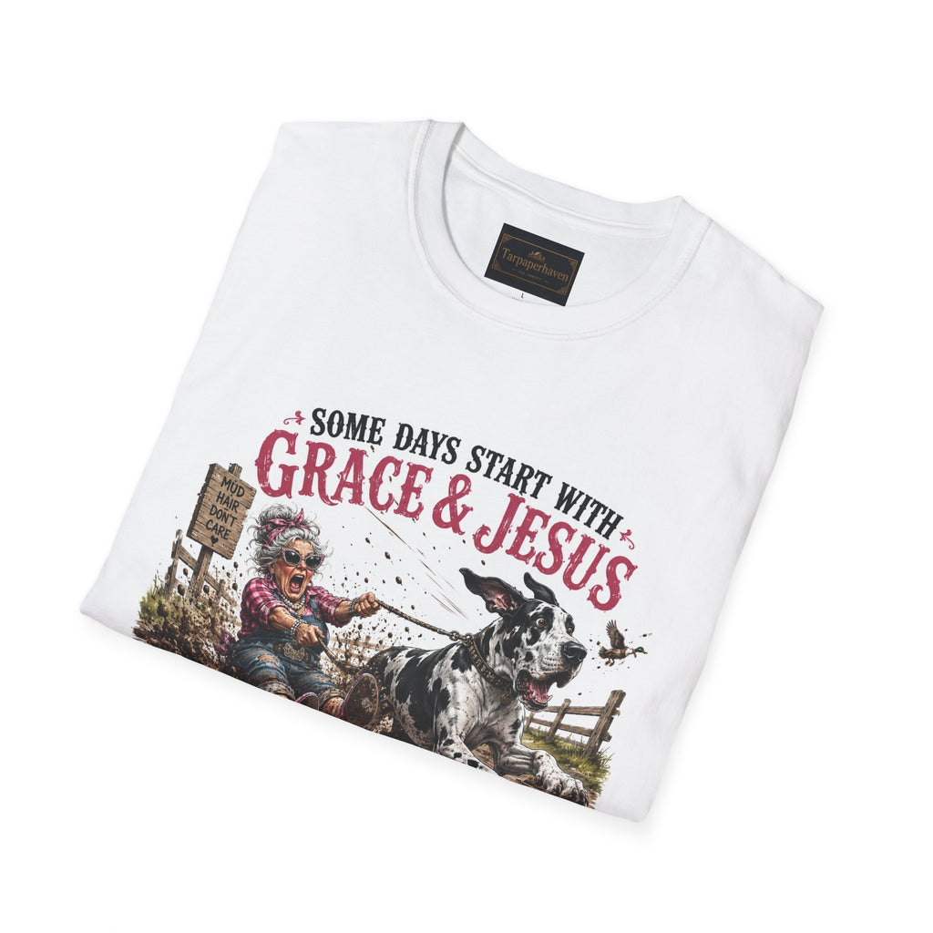 Christian Great Dane Mud-Slinging Graphic Tee