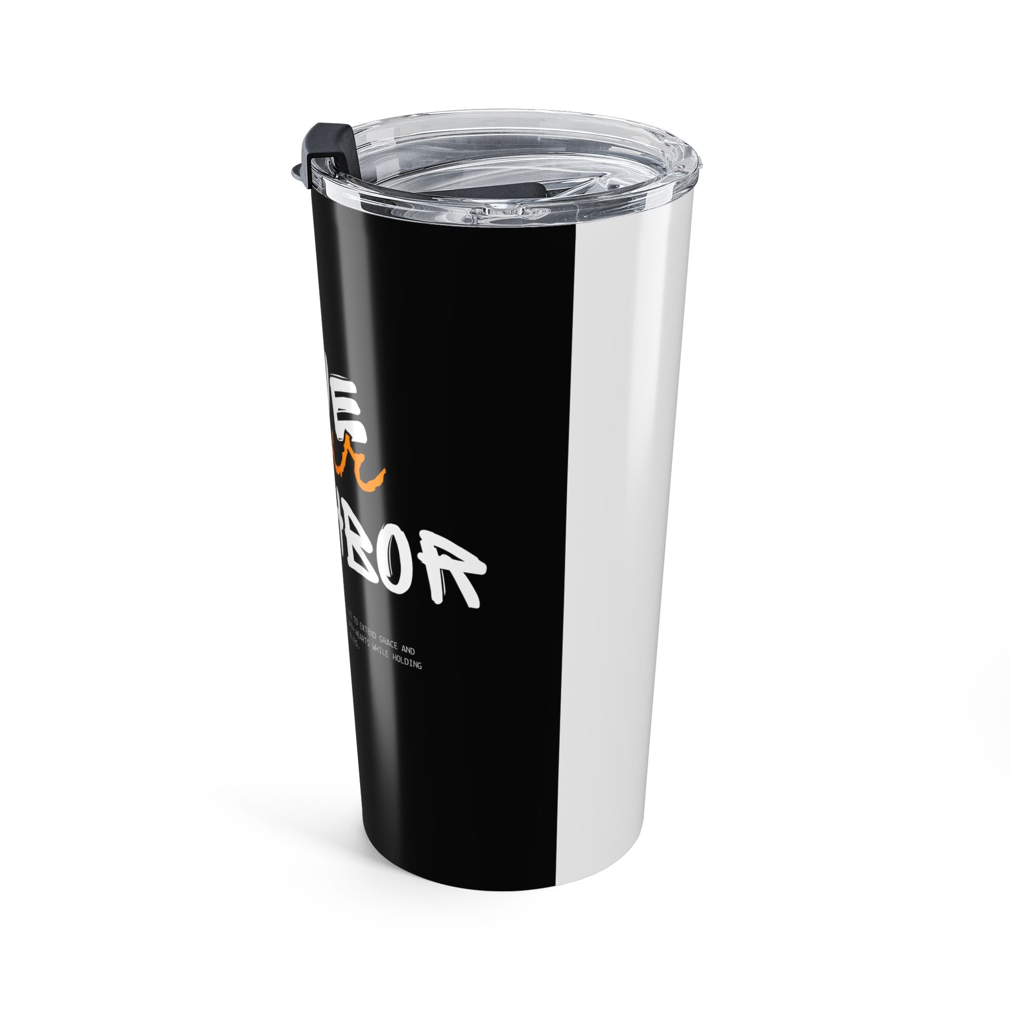 Faith Tumbler — "Love the Sinner Not the Sin" 20oz Inspirational Travel Cup