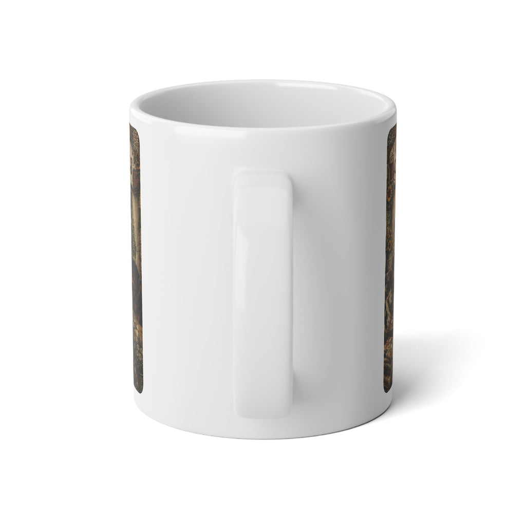 20oz Jumbo Mug — "Sew & Sisters" Vintage Quilting Tea Coffee Mug for Crafters