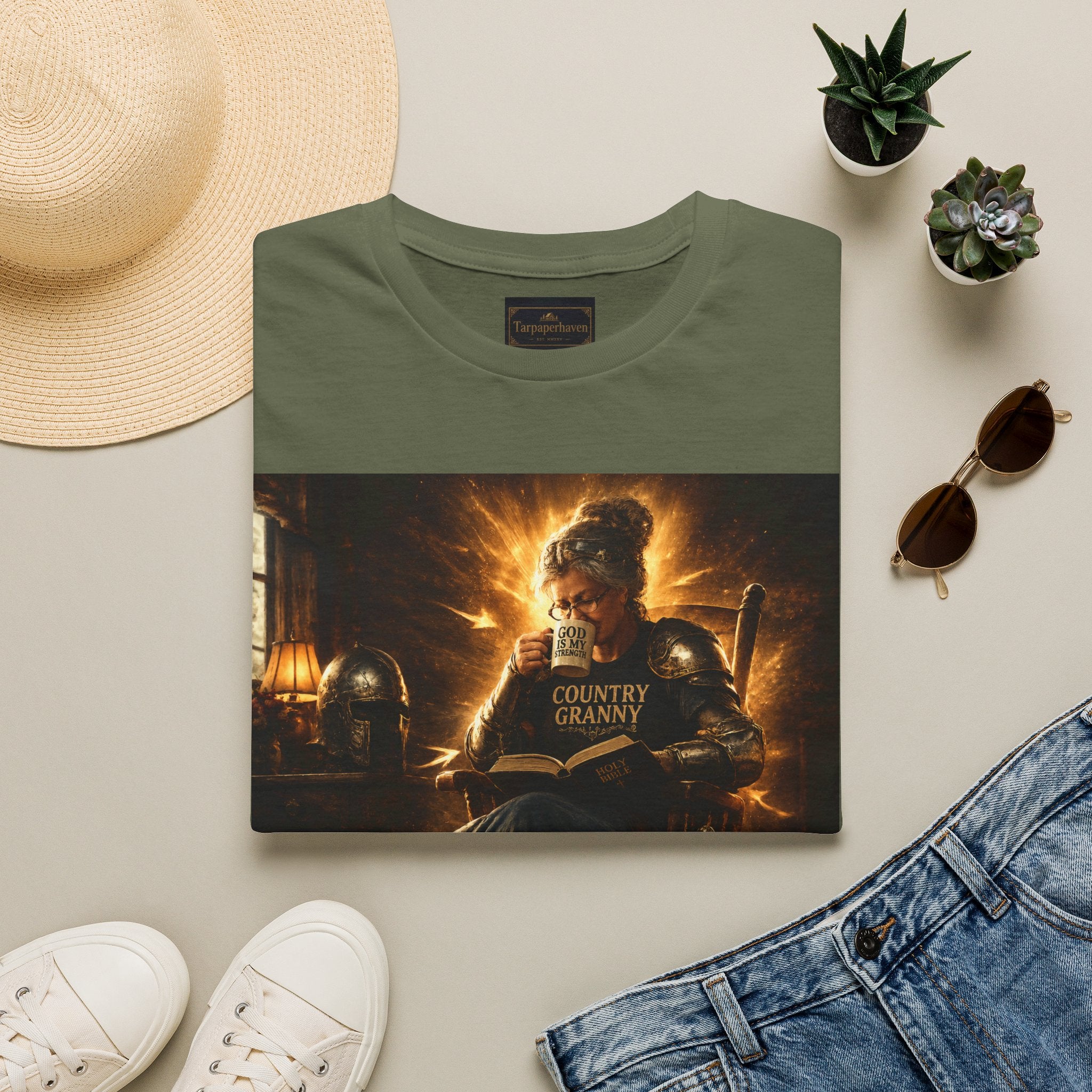 Country Granny T‑Shirt — Christian Grandma Graphic Tee