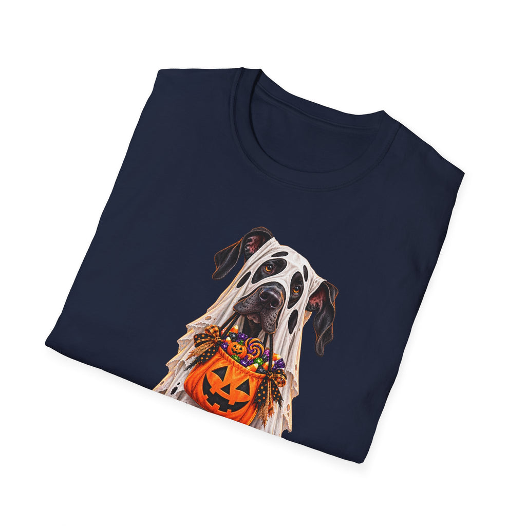 Halloween Dalmatian T-Shirt — Cute Dog with Jack-O’-Lantern Costume