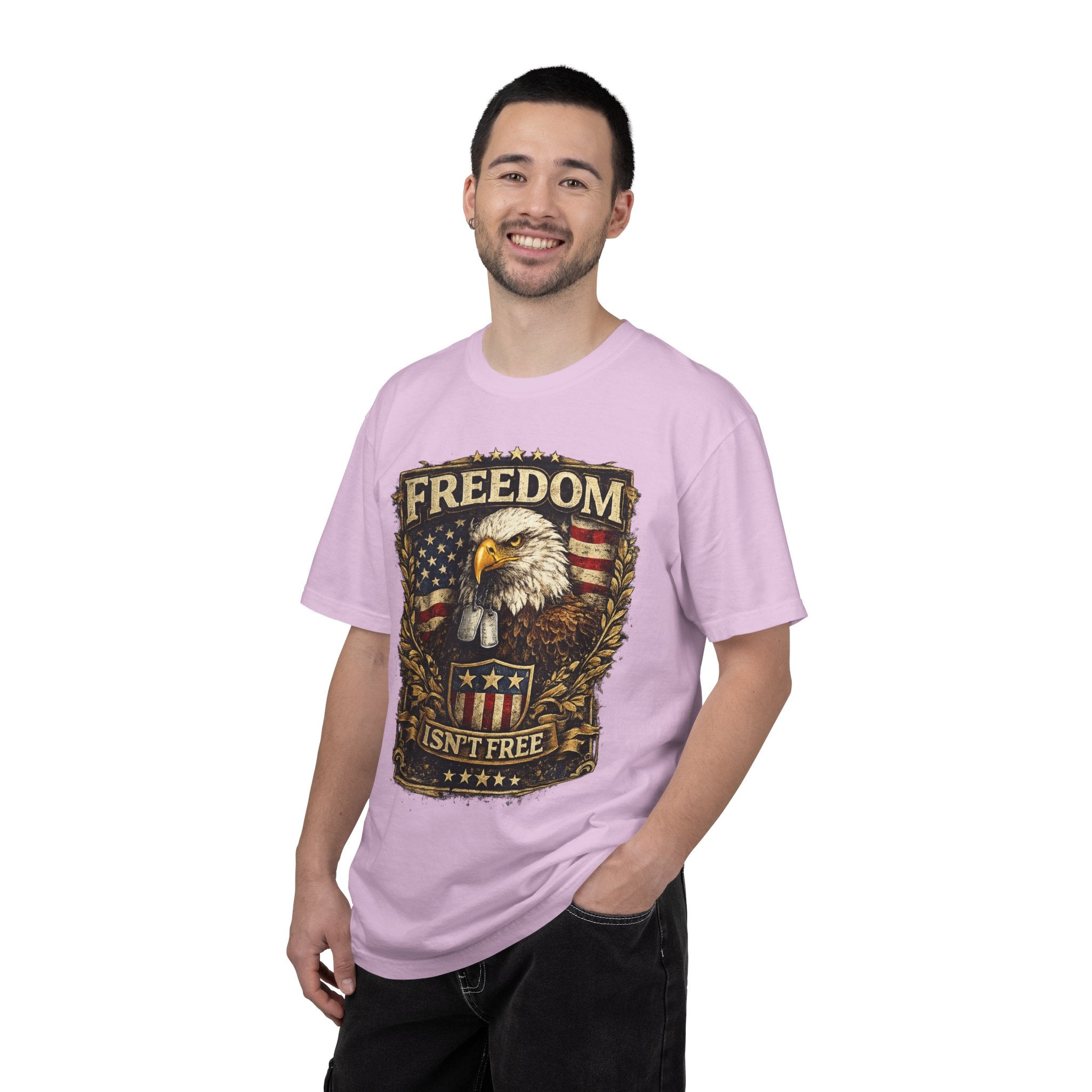 Freedom Isn't Free Eagle T-Shirt — Patriotic American Flag Tee
