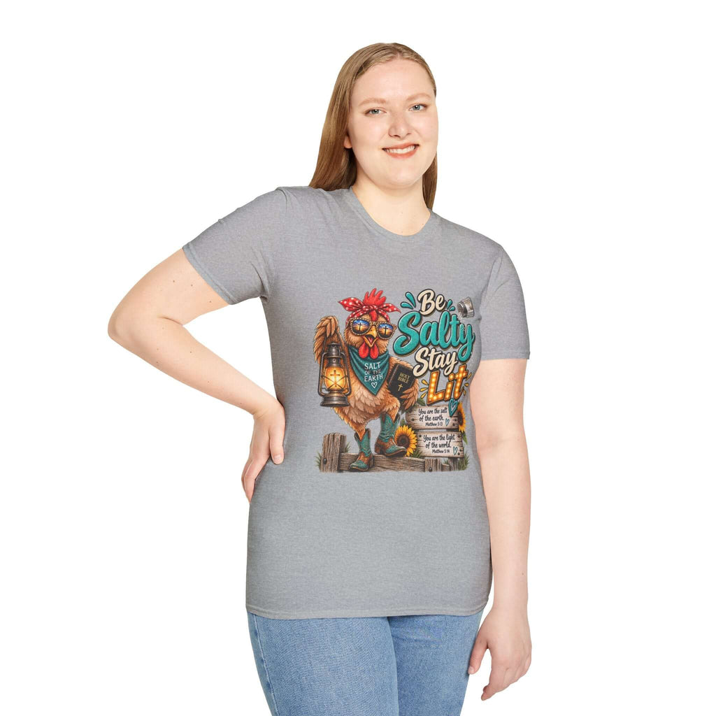 Be Salty Stay Lit Chicken  T-Shirt