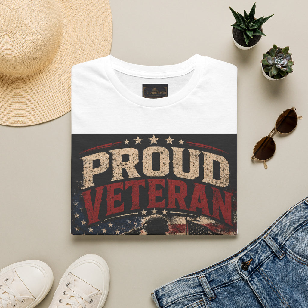 Proud Veteran T-Shirt — Patriotic Military Family Tee