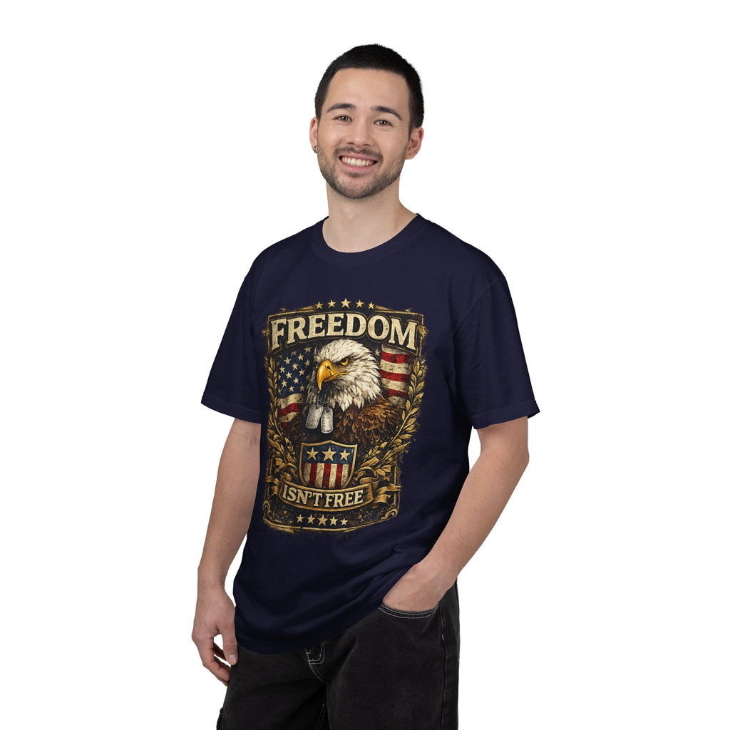 Freedom Isn't Free Eagle T-Shirt — Patriotic American Flag Tee