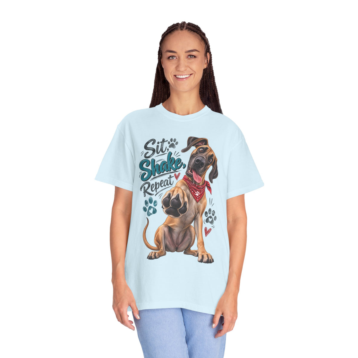Great Dane Paw Print Tee