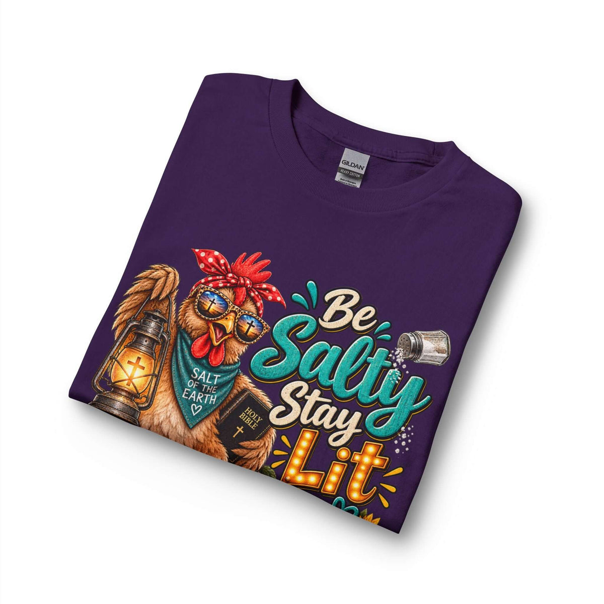 Be Salty Stay Lit Rooster Long Sleeve Tee