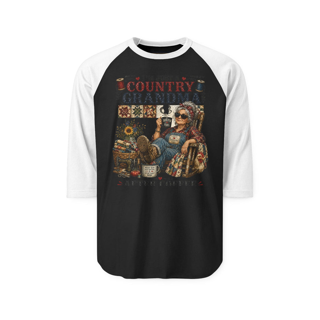 Country Girl Raglan Shirt – "Country" Graphic 3/4 Sleeve Baseball Tee