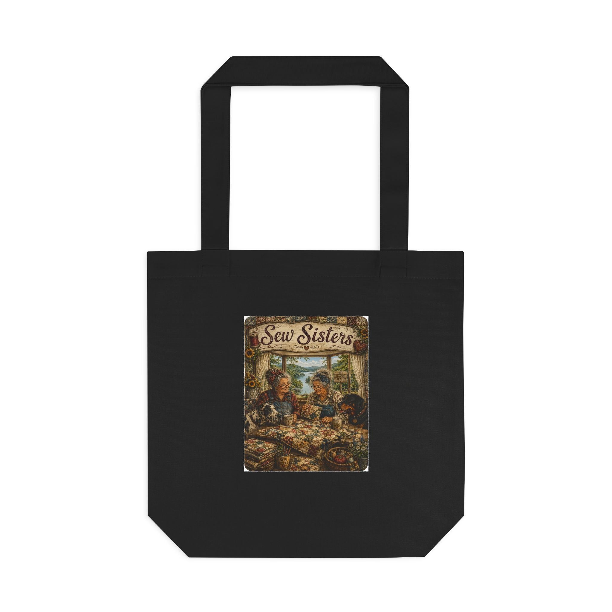 Vintage “Sew Sisters” Ozark MO Design Tote bag