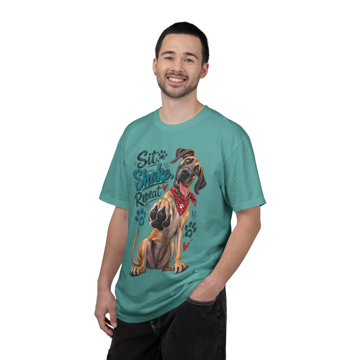 Great Dane Paw Print Tee