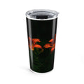 20oz  Tumbler — Dark Lily Flowers Insulated Travel Cup