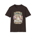 Quilter T‑Shirt — "I’m a Quilter (Of Course I’m Crazy)" Funny Sewing Shirt