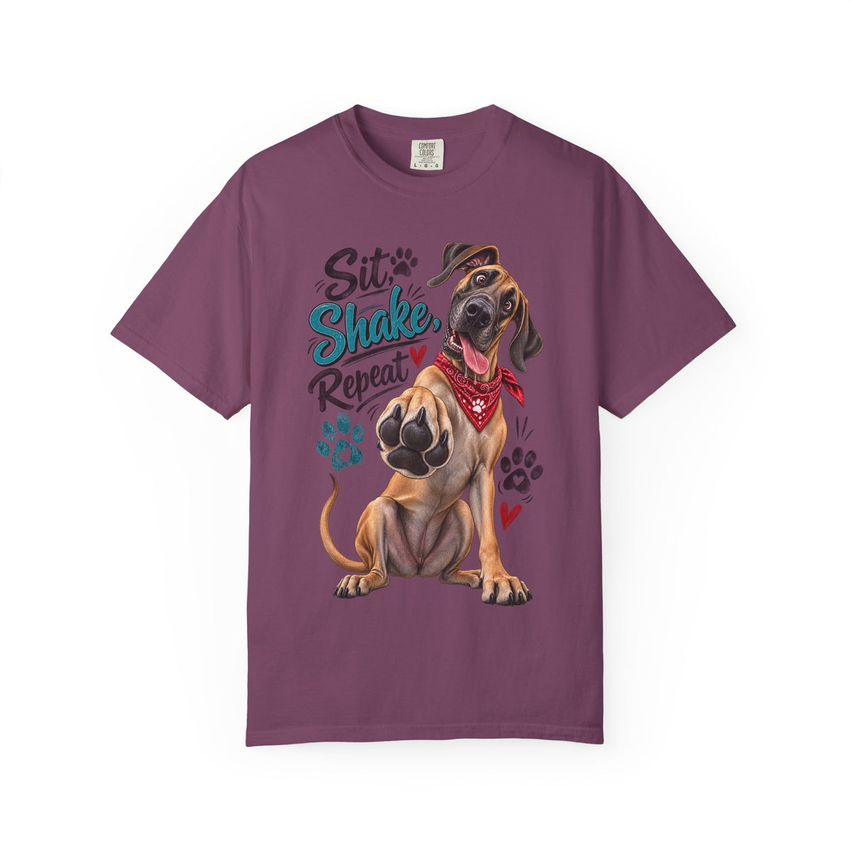 Great Dane Paw Print Tee