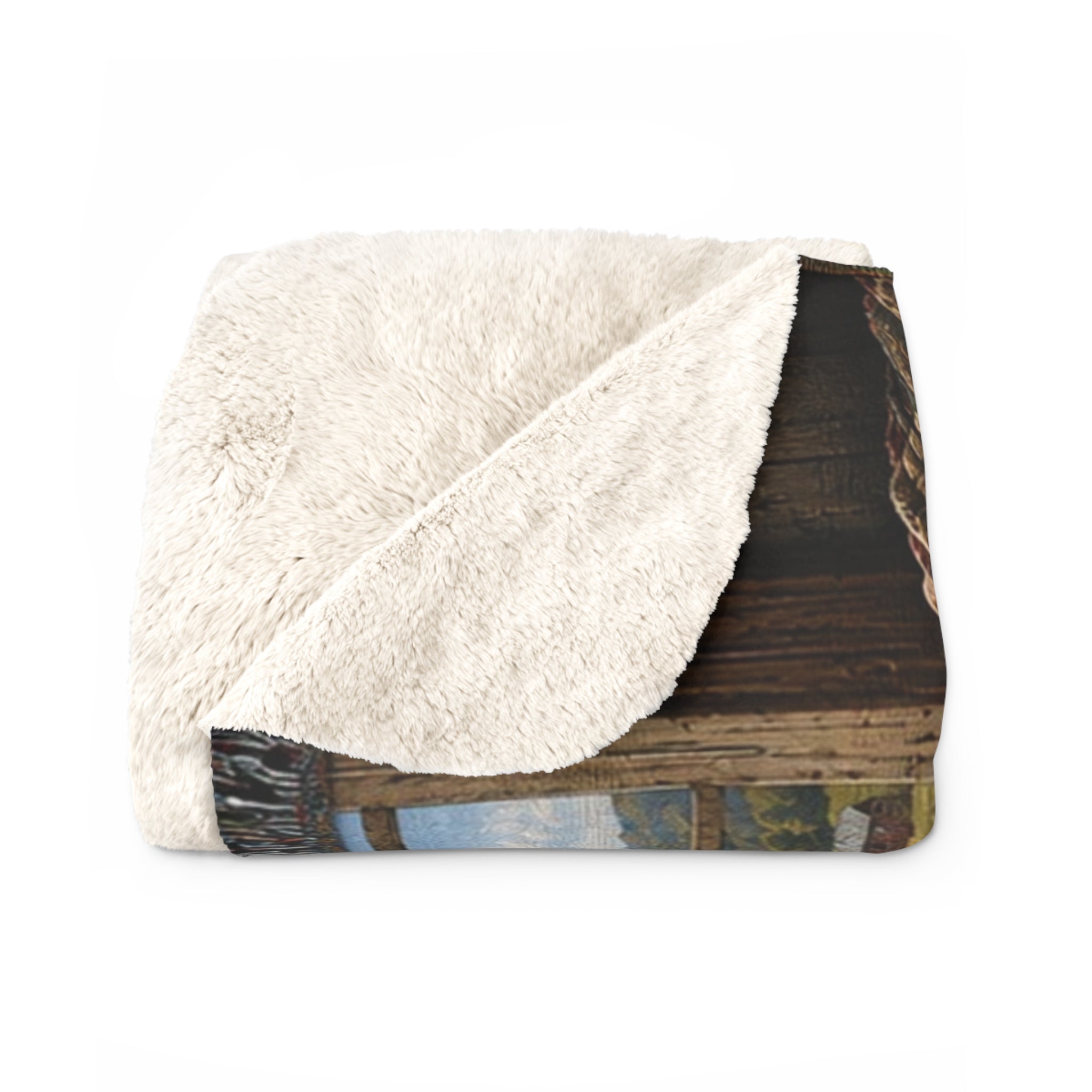 Cozy Farm Boss Great Dane Sherpa Fleece Blanket