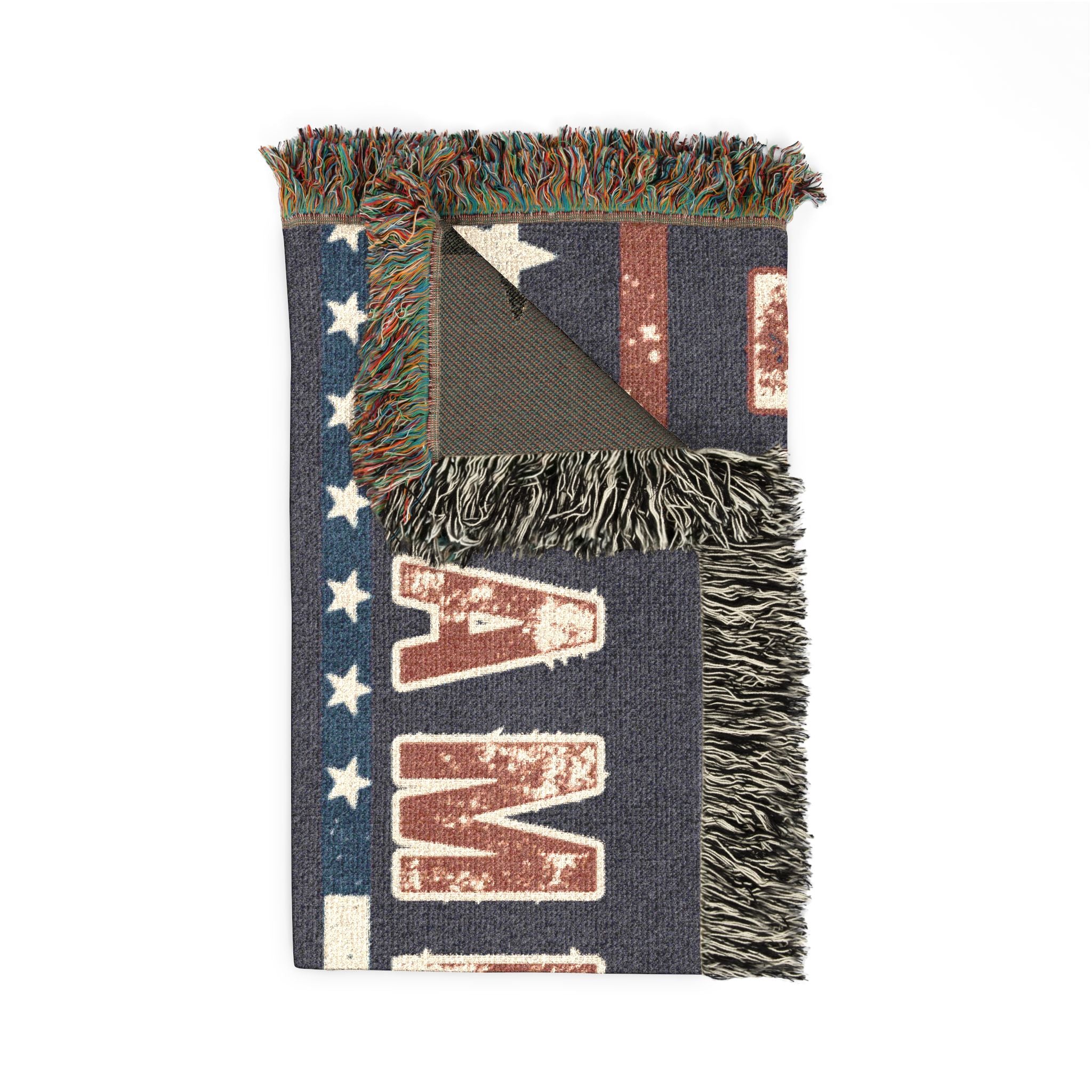 America 250 Years Woven Blanket – 1776–2026 Patriotic Throw
