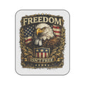 Freedom Isn't Free Picnic Blanket — Patriotic Eagle American Flag Outdoor Blanket