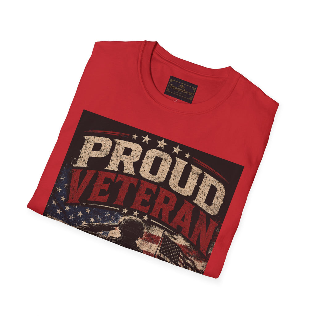 Proud Veteran T-Shirt — Patriotic Military Family Tee