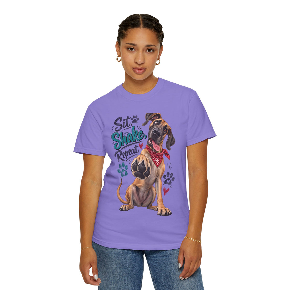 Great Dane Paw Print Tee