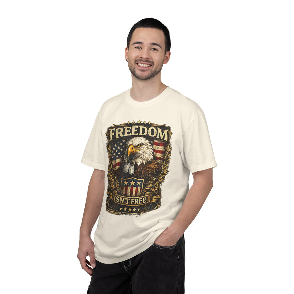 Freedom Isn't Free Eagle T-Shirt — Patriotic American Flag Tee