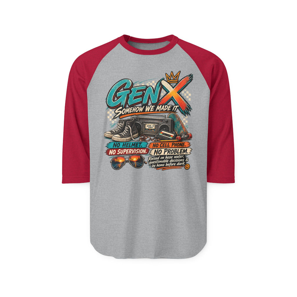 Gen X Raglan Shirt — "Gen X Somehow