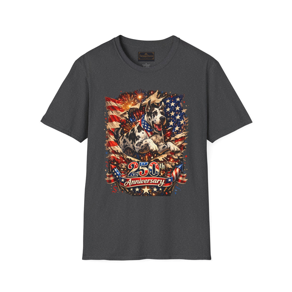 Patriotic 250th Great Dane T-Shirt