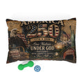 America 250 Patriotic Pet Bed — "One Nation Under God" 1776–2026 Memorial Cushion