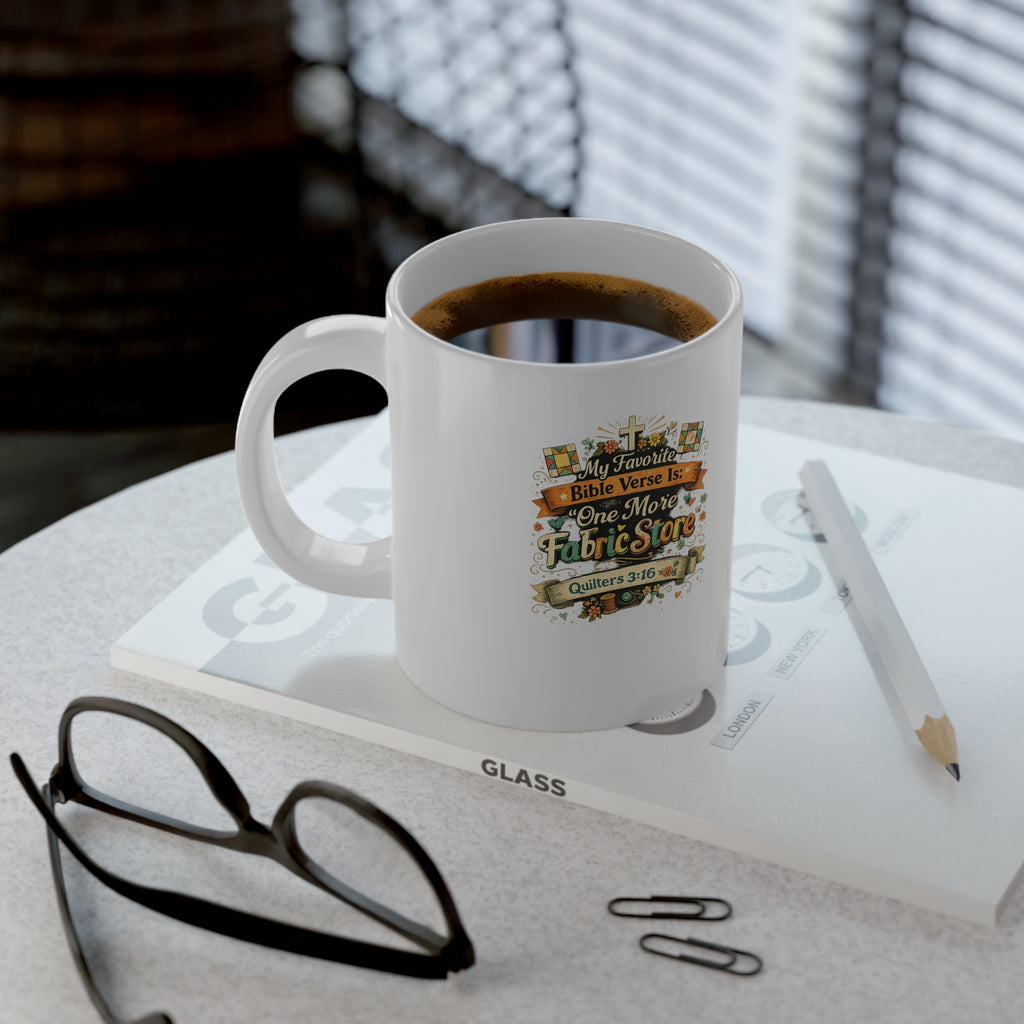 20oz Jumbo Mug – Quilter 3 :16  Coffee Cup