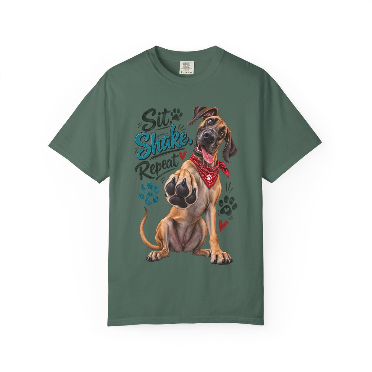 Great Dane Paw Print Tee