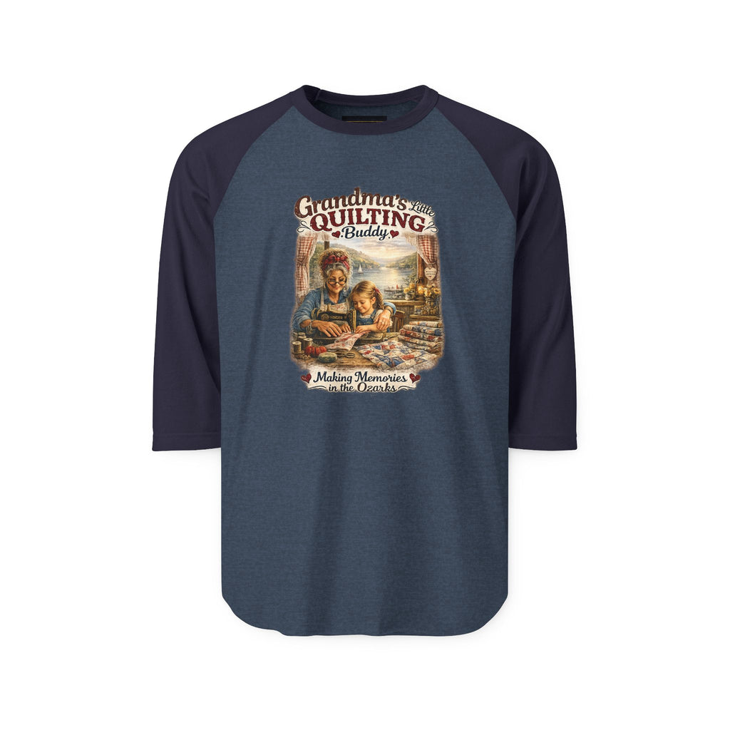 Quilting Grandma Raglan Shirt – "Grandma's Quilting is My Therapy" 3/4 Sleeve