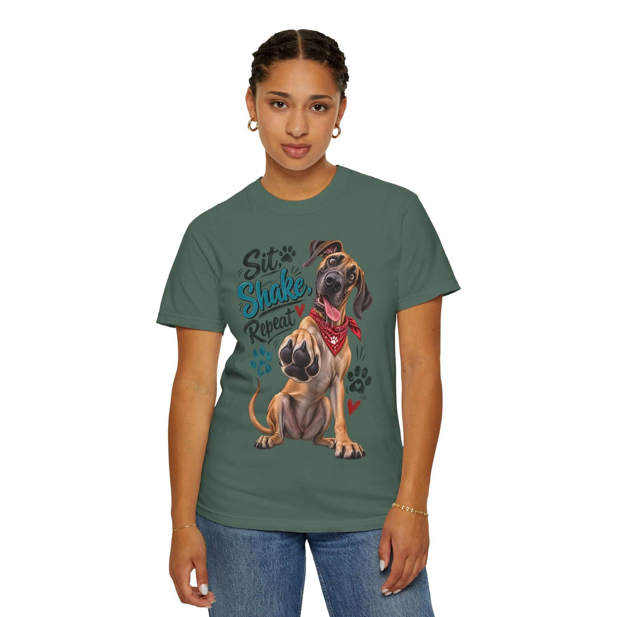 Great Dane Paw Print Tee