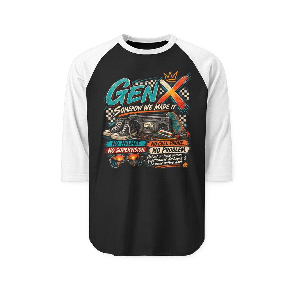 Gen X Raglan Shirt — "Gen X Somehow