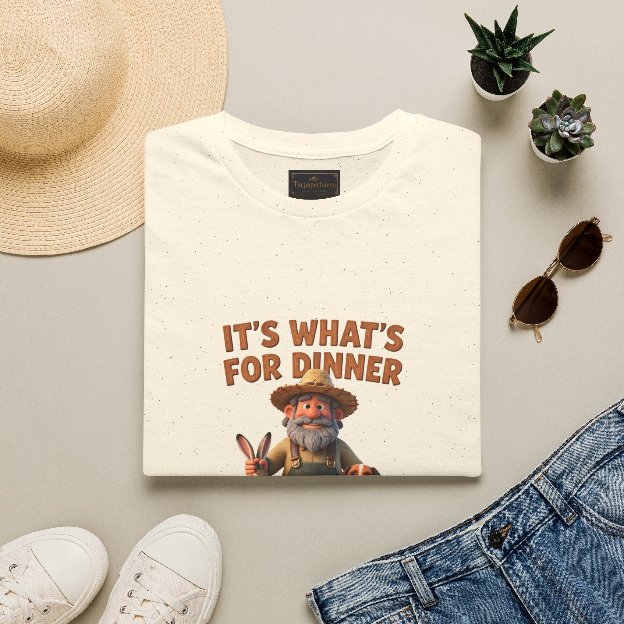 It's What's For Dinner Hill Folk T-Shirt — Funny Country Farmer Graphic Tee