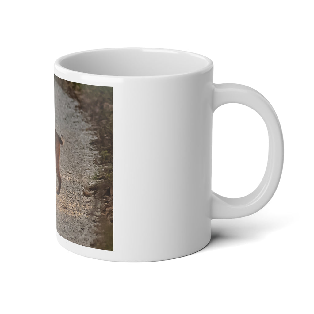 20oz Bobcat Photo Mug — Wildlife Coffee Cup for Nature Lovers