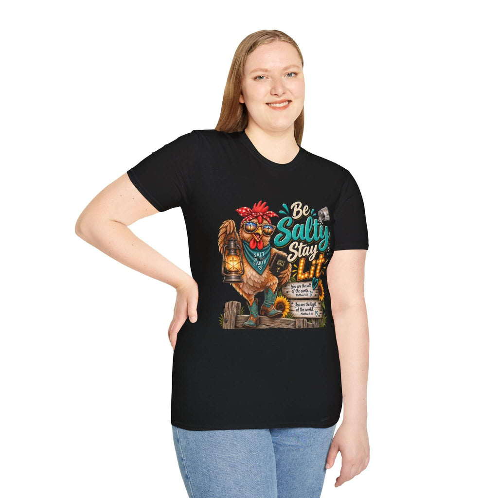 Be Salty Stay Lit Chicken  T-Shirt
