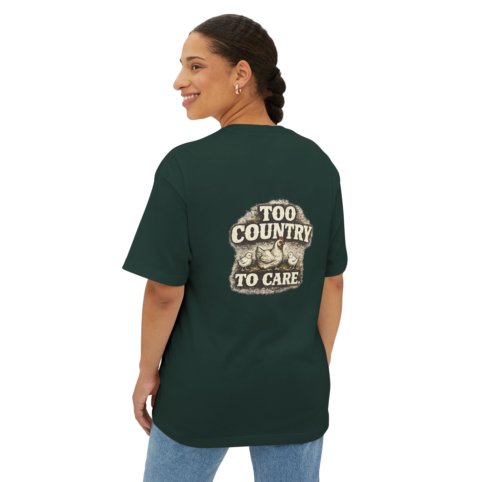 Too Country To Care Tee — Vintage Retro Country Graphic T-Shirt