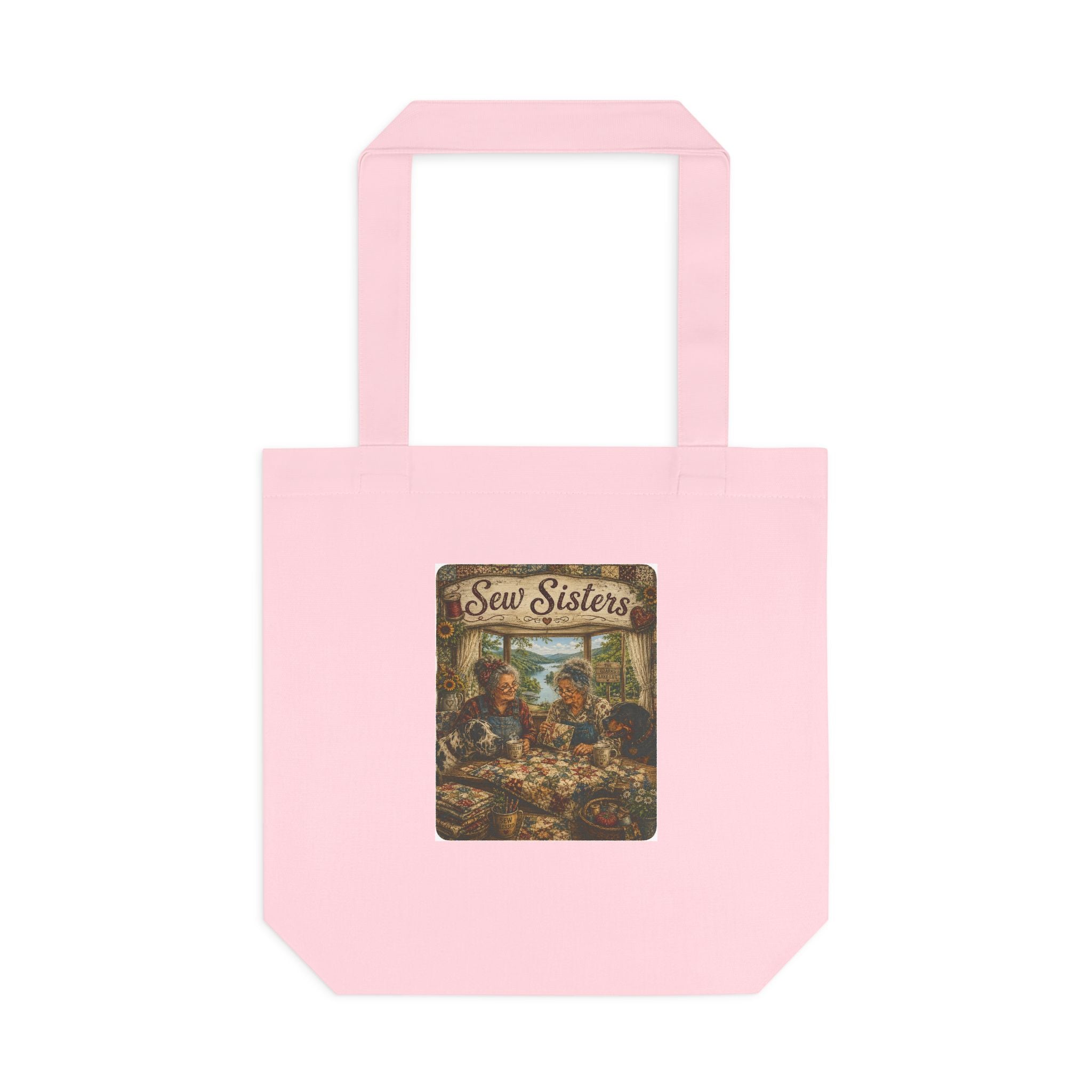Vintage “Sew Sisters” Ozark MO Design Tote bag