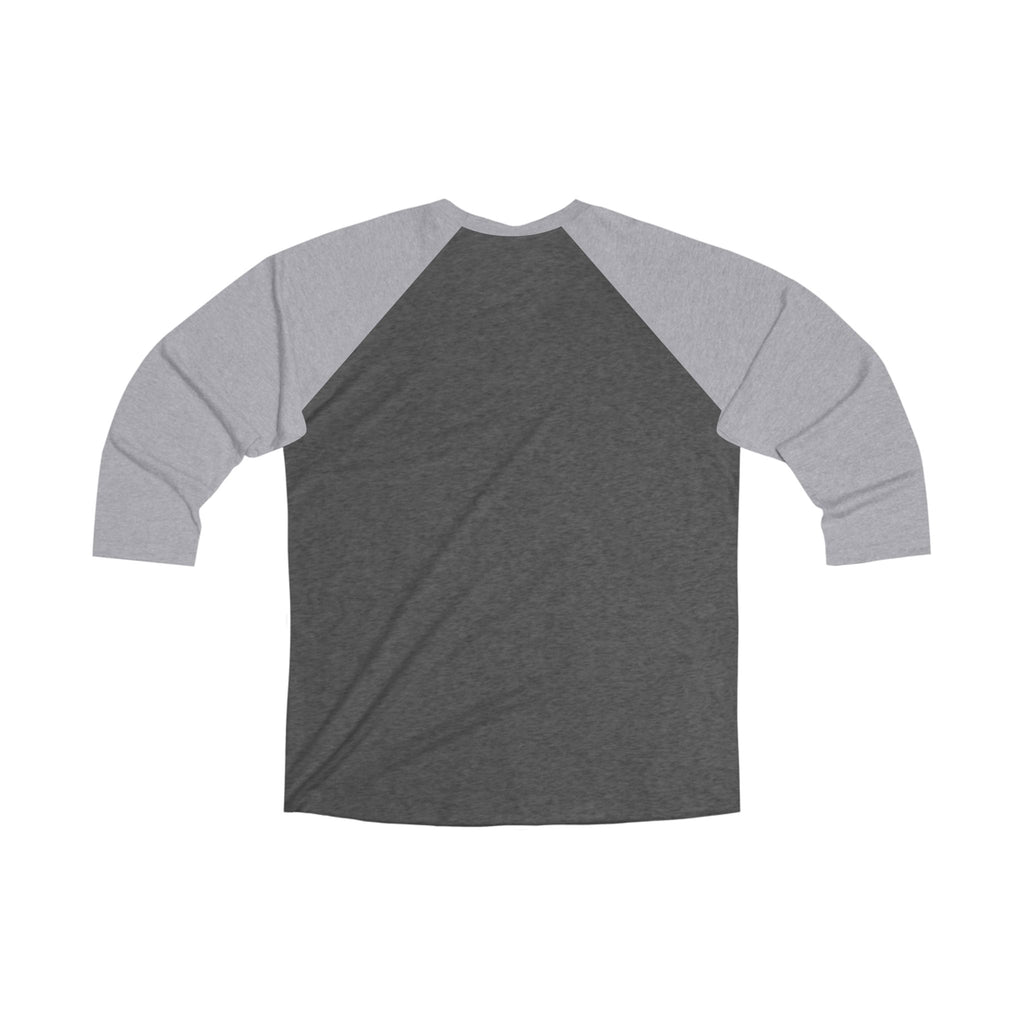 Happy Halloween Raglan Tee — Spooky Pumpkin Party Graphic 3/4 Sleeve