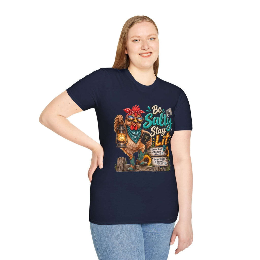 Be Salty Stay Lit Chicken  T-Shirt