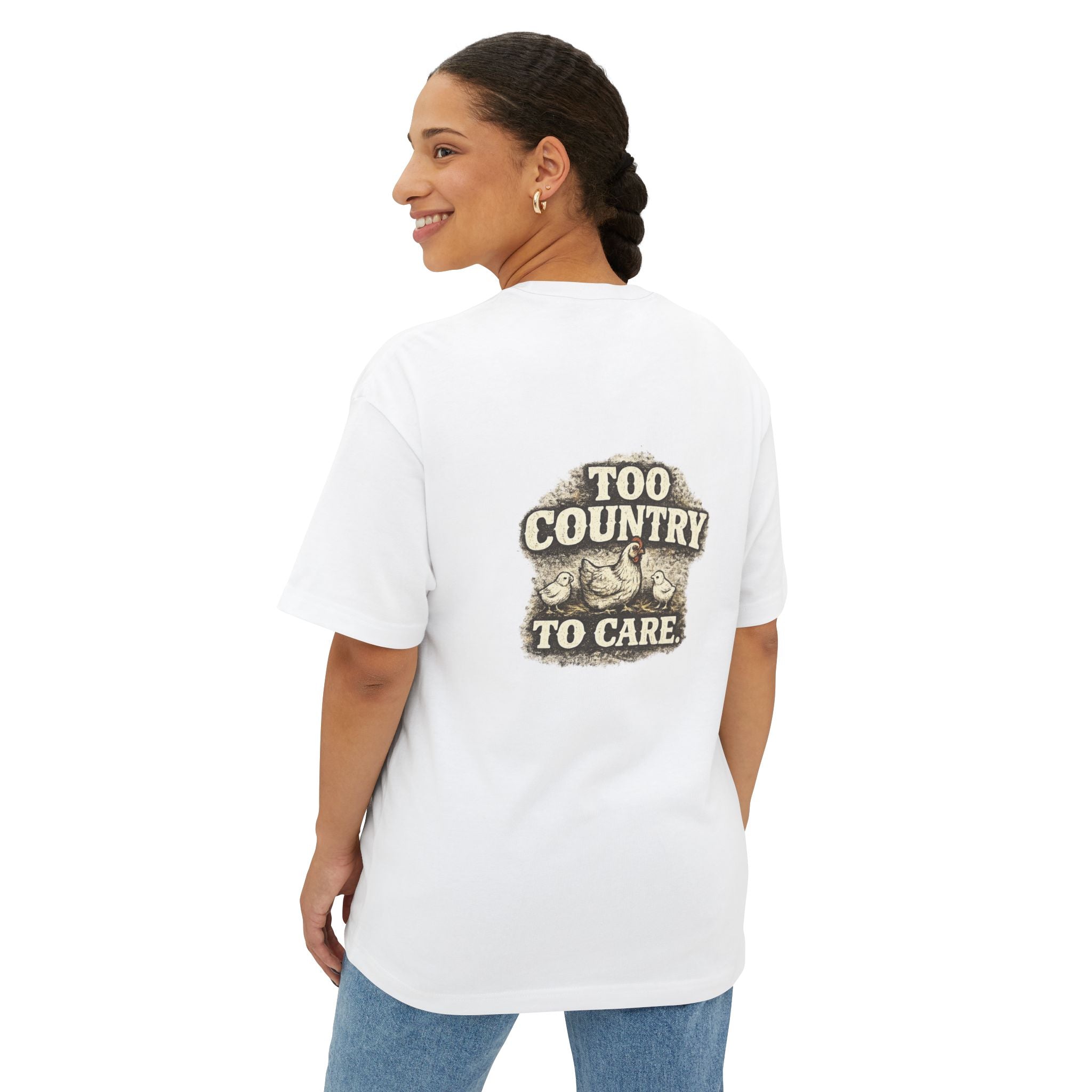 Too Country To Care Tee — Vintage Retro Country Graphic T-Shirt