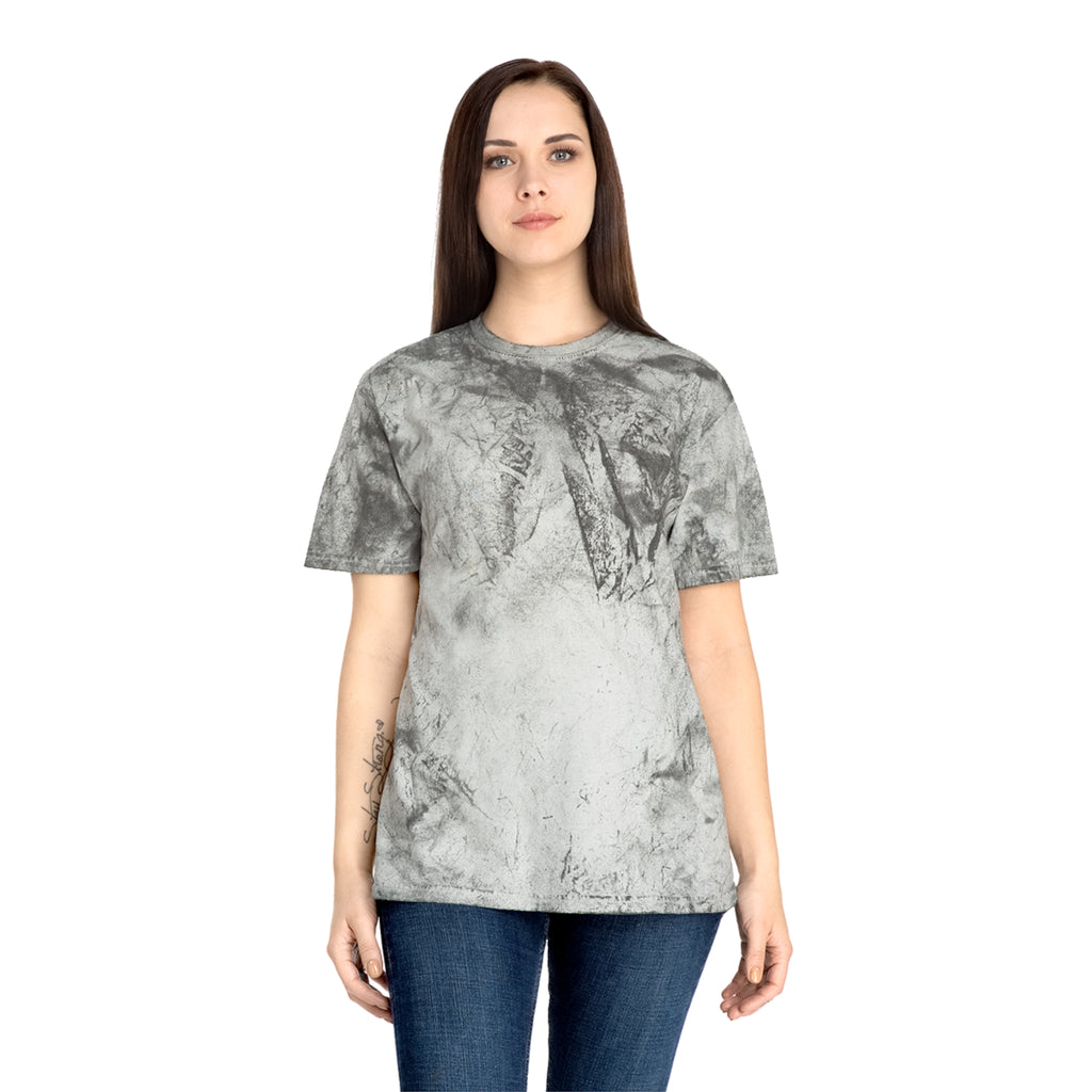 Christian Tie-Dye T-Shirt — "Jesus Saved Me, I'm Just Here for the Testimony"